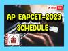 ఏపీ ఈఏపీసెట్-2023 షెడ్యూలు విడుదల, పరీక్షల తేదీలివే!