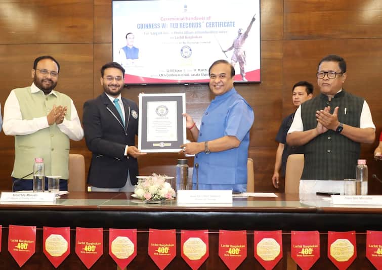 Assam Enters Guinness World Records For 42.9 Lakh Essays On Lachit Borphukan