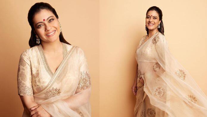 Kajol Pics: ਬਾਲੀਵੁੱਡ ਅਦਾਕਾਰਾ ਕਾਜੋਲ ਦੇਵਗਨ ਨੇ ਹਾਲ ਹੀ 'ਚ ਇੰਸਟਾਗ੍ਰਾਮ 'ਤੇ ਆਪਣੇ ਐਥਨਿਕ ਲੁੱਕ ਦੀਆਂ ਤਸਵੀਰਾਂ ਸ਼ੇਅਰ ਕੀਤੀਆਂ ਹਨ। ਇਨ੍ਹਾਂ ਤਸਵੀਰਾਂ 'ਚ ਉਸ ਦਾ ਹੌਟ ਲੁੱਕ ਪ੍ਰਸ਼ੰਸਕਾਂ 'ਚ ਖਲਬਲੀ ਮਚਾ ਰਿਹਾ ਹੈ।