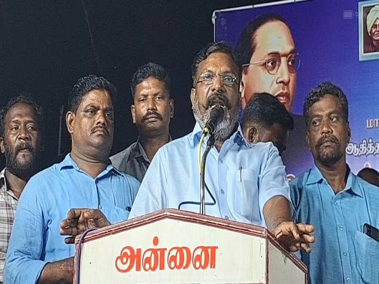 vck leader thol thirumavalavan about bjp in chengalpattu சேரி பகுதிகளில் பாஜக உள்நுழைய பார்க்கிறது: திருமாவளவன் எம்.பி ஆவேசம்