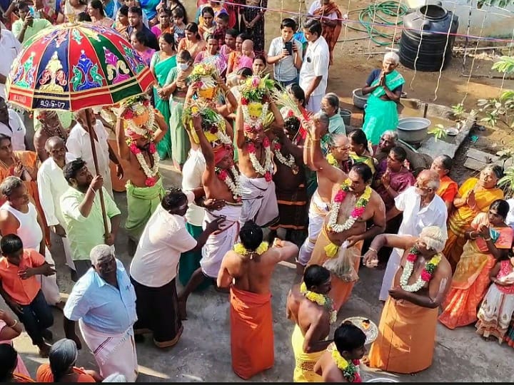 குளித்தலை அருகே வளையப்பட்டியில் ஸ்ரீ காளியம்மன் கோவில் குடமுழுக்கு விழா - திரளான பக்தர்கள் பங்கேற்பு