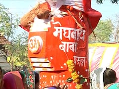 Amravati Meghnath Yatra : मेळघाटात आदिवासींची 'मेघनाथ' यात्रा, उंच स्तंभाला लटकून नवस फेडले!