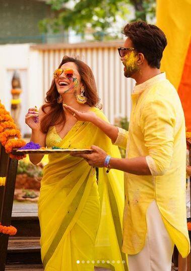 ਅੰਕਿਤਾ ਲੋਖੰਡੇ 'ਤੇ ਚੜ੍ਹਿਆ ਬਸੰਤ ਦਾ ਰੰਗ