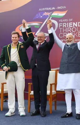 PM ਮੋਦੀ ਨਾਲ ਮੈਚ ਦੇਖਣ ਆਏ ਆਸਟ੍ਰੇਲੀਆਈ PM, ਰੋਹਿਤ ਨੂੰ ਅਹਿਮਦਾਬਾਦ ਟੈਸਟ ਲਈ ਮਿਲੀ ਸਪੈਸ਼ਲ ਕੈਪ