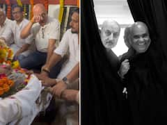 दोस्त सतीश कौशिश के निधन से बुरी तरह टूटे अनुपम खेर, अंतिम यात्रा में फूट-फूटकर रोए
