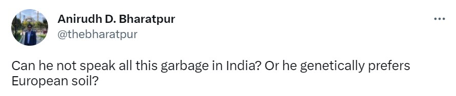 Can't He Speak This Garbage In India?' Rajasthan Minister's Son Slams Rahul Gandhi Over Cambridge Address