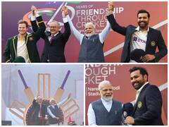 PM Modi And Australian PM Albanese Take Lap Around Stadium, Meet Captains Ahead Of Ind Vs Aus 4th Test
