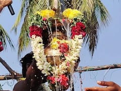 குளித்தலை அருகே வளையப்பட்டியில் ஸ்ரீ காளியம்மன் கோவில் குடமுழுக்கு விழா - திரளான பக்தர்கள் பங்கேற்பு
