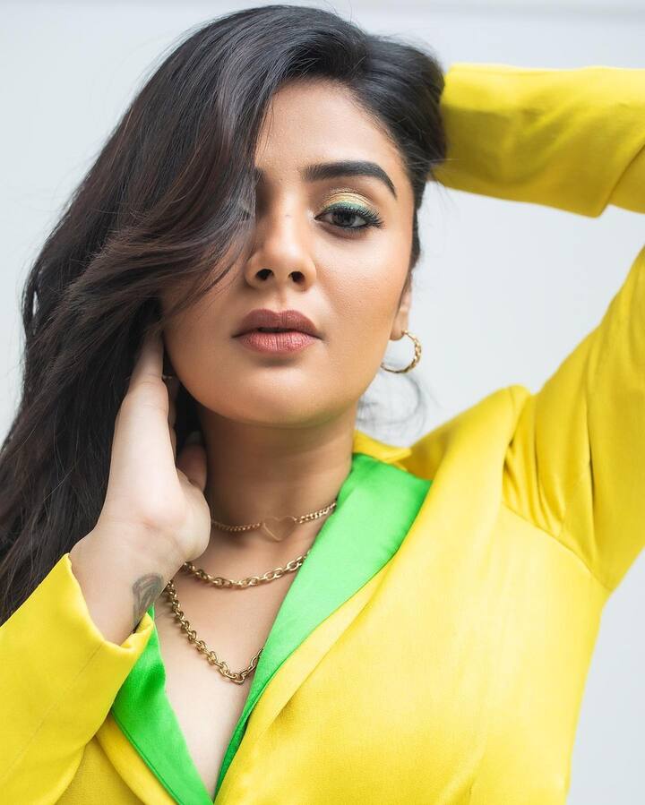 బుల్లితెరపై యాంకర్ శ్రీముఖి హంగామా మామూలుగా ఉండదు.Photo Credit: Sreemukhi/ instagram