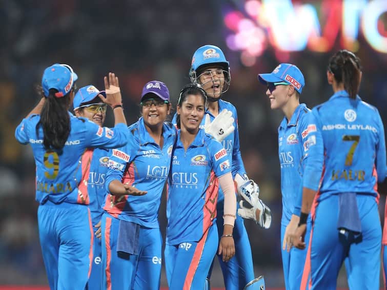 DC-W Vs MI-W WPL 2023 Match Highlights Mumbai Indians Women Won By 8 Wickets Against Delhi Capitals Women