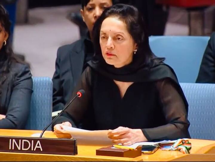 India Afghanistan Relations Territory Of Afghanistan Should Not Be Used For Terrorism Says Ruchira Kamboj At UN Afghanistan: 'आतंकी गतिविधियों के लिए न हो अफगानिस्तान की जमीन का इस्तेमाल', UN में भारत ने तालिबानी हुकूमत को दी ये नसीहत