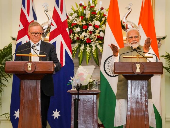PM Modi raises temple attacks issue with Anthony Albanese PM Modi Albanese Press Meet: ‘ડિફેંસ કૉપરેશન, સોલર એનર્જી સહિત આ મુદ્દા પર થઈ વાત’, વાંચો પીએમ મોદી અને ઓસ્ટ્રેલિયાના પ્રધાનમંત્રીનું સંયુક્ત નિવેદન