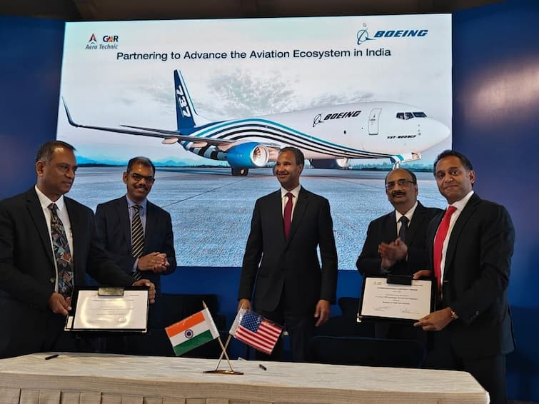 Boeing Partners GMR Aero Technic To Set Up Freighter Conversion Line In Hyderabad