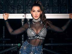 Nora Fatehi Photos: नोरा फतेही ने रिलीविंग ड्रेस में कैमरे के सामने दिए ऐसे पोज, सेंशुअस लुक से इंटरनेट पर लगा दी आग