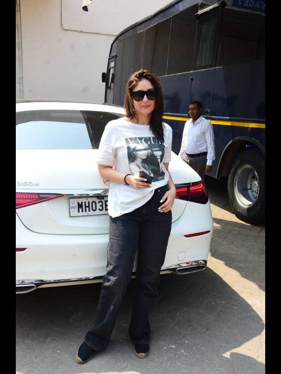 Kareena Kapoor Looks Uber Cool In White Tee And Jeans