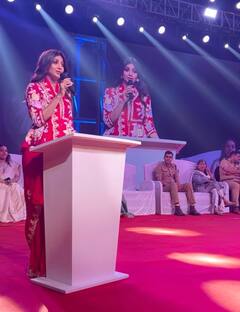 Shilpa Shetty's Red Saree Makes Her Look Extraordinarily Stunning - SEE PICS