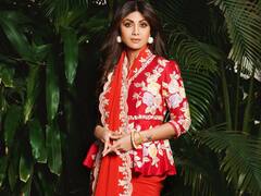Shilpa Shetty's Red Saree Makes Her Look Extraordinarily Stunning - SEE PICS
