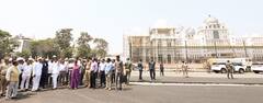Telangana New Secretariat: తెలంగాణ కొత్త సచివాలయ నిర్మాణ పనులు పరిశీలించిన సీఎం కేసీఆర్