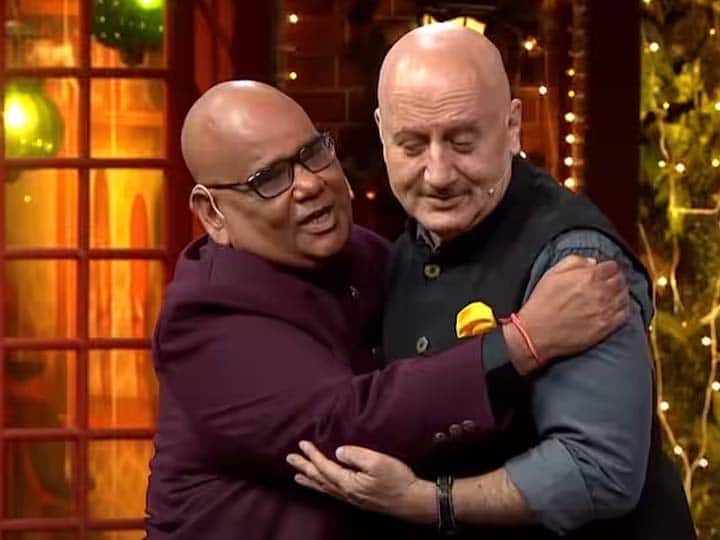 ‘He was jealous too, quarreled too but…’ Anupam shed tears remembering Satish Kaushik, shared video