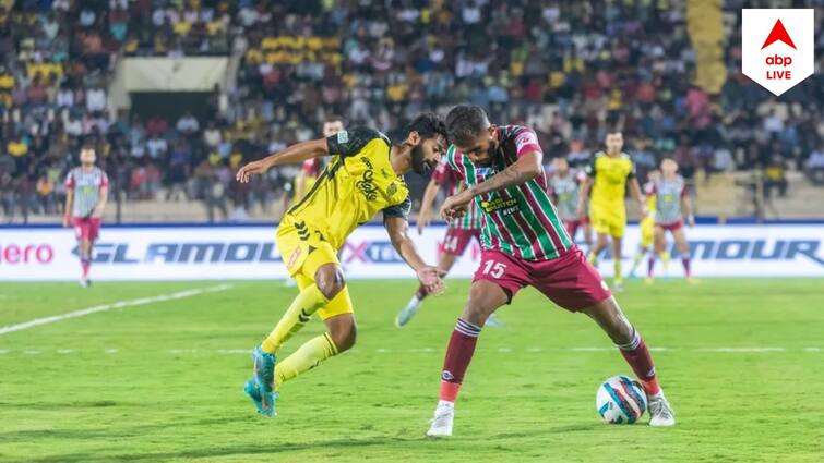 ISL 2022-23: Hyderabad FC 0-0 ATK Mohun Bagan, ISL Semifinal highlights first leg ends goalless Hyderabad FC vs ATK MB: ফাইনালের পথে? গতবারের চ্যাম্পিয়নদের ডেরায় গিয়ে রুখে দিল এটিকে মোহনবাগান