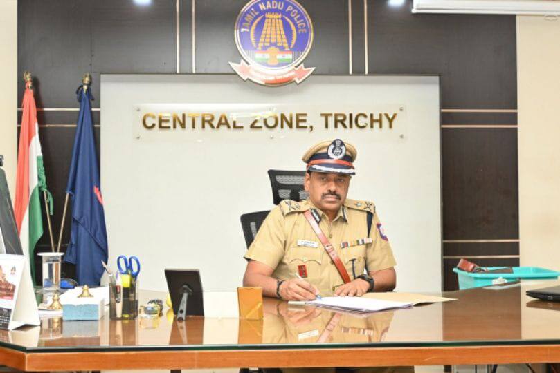 திருச்சி மத்திய மண்டலத்தில் 1,383 பிடிவாரண்ட் நிறைவேற்றம் - ஐஜி கார்த்திக்கேயன்