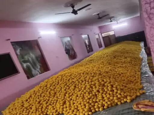 शादी को लेकर भव्य तरीके से तैयारियां की जा रही हैं. मेहमानों के लिए मिठाइयों का भी प्रबंध किया गया है.