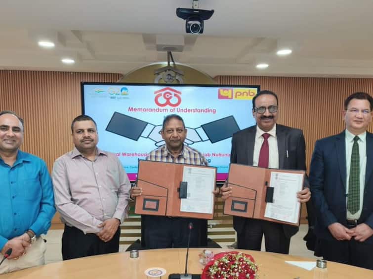 PNB Signs MoU With Central Warehousing Corporation To Promote Pledge Finance Of Agriculture Goods