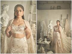 Mrunal Thakur: శిల్పాల మధ్య శిల్పంలా, నిన్ను చెక్కిన ఆ శిల్పి ఎవరో చెబుతావా మృణాల్!