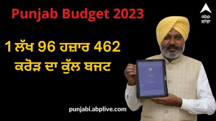 Total budget of 1 lakh 96 thousand 462 crores, know every update Punjab Budget 2023 Update: 1 ਲੱਖ 96 ਹਜ਼ਾਰ 462 ਕਰੋੜ ਦਾ ਕੁੱਲ ਬਜਟ, ਜਾਣੋ ਹਰ ਅੱਪਡੇਟ