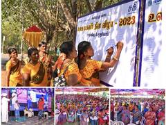 தூத்துக்குடி ஸ்டெர்லைட் நிறுவனத்தில் மகளிர் தினம் கோலாகலம் - பெண்கள் ஆலையை திறக்க உறுதிமொழி