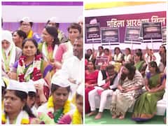 Women's Reservation Bill: BRS Leader K Kavitha Leads 1-Day Hunger Strike In Delhi - See PICS