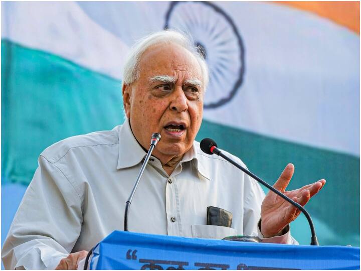 Delhi: Kapil Sibal launches ‘Insaaf Ke Sipahi’ portal, targets BJP over central agencies
