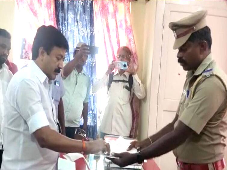 Complaint against political critic Ravindra Duraisamy at AIADMK MP CV Shanmugam police station அரசியல் விமர்சகர் ரவீந்திரன் துரைசாமி மீது அதிமுக எம்.பி சிவி சண்முகம் காவல் நிலையத்தில் புகார்: காரணம் என்ன?