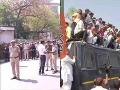 BJP Stages Huge Agitation In Rajasthan Supporting Protests By Widows Of Pulwama Martyrs — IN PICS