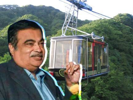 Pune news Pune Air Bus start in pune said Nitin Gadkari Pune Air Bus Nitin Gadkari : ...तर लगेच पुण्यात हवेतील बस सुरु करु; नितीन गडकरी