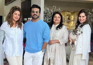 USA: પત્ની ઉપાસના સાથે પ્રિયંકા ચોપરાના ઘરે પહોંચ્યો રામ ચરણ, ઑસ્કાર અગાઉ સામે આવી તસવીર