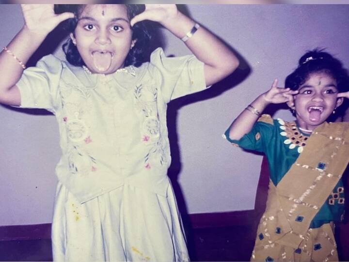 Keerthy Suresh childhood Photos : ரஜினி முருகன் ,ரெமோ, சர்க்கார் ,போன்ற படங்களில்  நடித்து பலரின் மனம் கவர்ந்த கீர்த்தி சுரேஷின் சிறுவயது புகைப்படத்தை அவர் வெளியிட்டுள்ளார்.