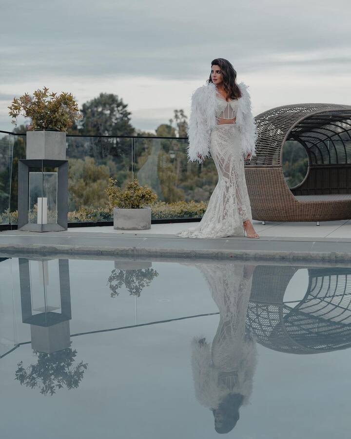 अभिनेत्री प्रियंका चोपड़ा ने अपनी लेटेस्ट तस्वीरें इंस्टाग्राम हैंडल पर शेयर की हैं. सोशल मीडिया पर एक्ट्रेस एक्टिव रहती हैं. अपनी हर एक अपडेट वह फैंस से शेयर करती हैं.