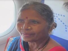 Milkuri Gangavva, A Farmer-Turned-YouTuber Takes Her First Flight At 62: WATCH