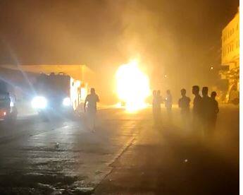 Bhiwandi Fire : केमिकलच्या ड्रमने भरलेल्या ट्रकला भीषण आग