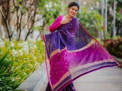 Sneha Latest pics: చీరలో స్నేహ- చిరు నవ్వుతో మెస్మరైజ్!