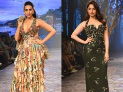 Lakme Fashion Week में करिश्मा और तमन्ना ने रैंप पर बिखेरा हुस्न का जलवा, तस्वीरें देख खूबसूरती के कायल हुए फैंस