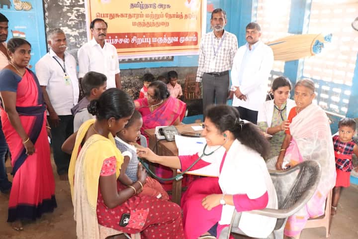 Thanajvur Influenza Virus Fever Testing Camp in Tanjore District TNN தஞ்சை மாவட்டத்தில்  இன்புளூயன்சா வைரஸ் காய்ச்சல் பரிசோதனை முகாம்