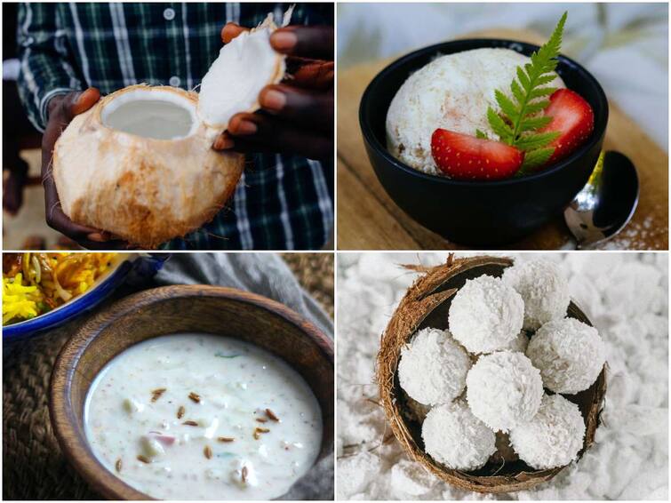 Try making tasty ice cream and sweet brownies with tender coconut Coconut: లేత కొబ్బరితో ఇలా టేస్టీ ఐస్‌క్రీమ్, స్వీట్ లడ్డూలను చేసి చూడండి