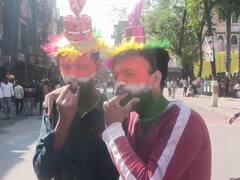 Indore News: रंगपंचमी के रंगों से सराबोर हुआ इंदौर, गैर ओर फाग यात्रा में हजारों किलो गुलाल, देखें फोटो