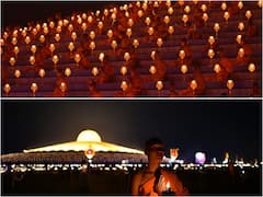 2 Years After Covid, Thousands Of Candles Light Up Thailand's Dhammakaya Temple On Makha Bucha Day. In Pics