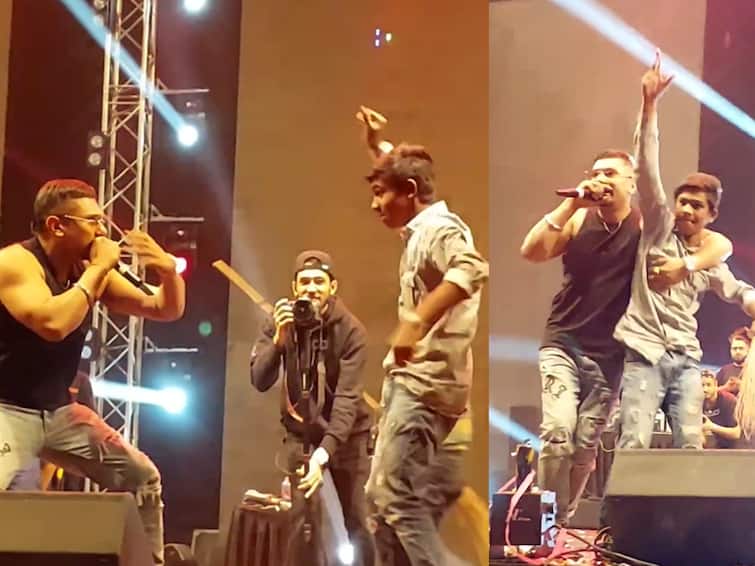 Honey Singh Involves Cleaning Staff While Performing On Stage, Netizens Are Impressed By His Interesting Moves. Watch Honey Singh Involves Cleaning Staff While Performing On Stage, Netizens Are Impressed By His Interesting Moves. Watch