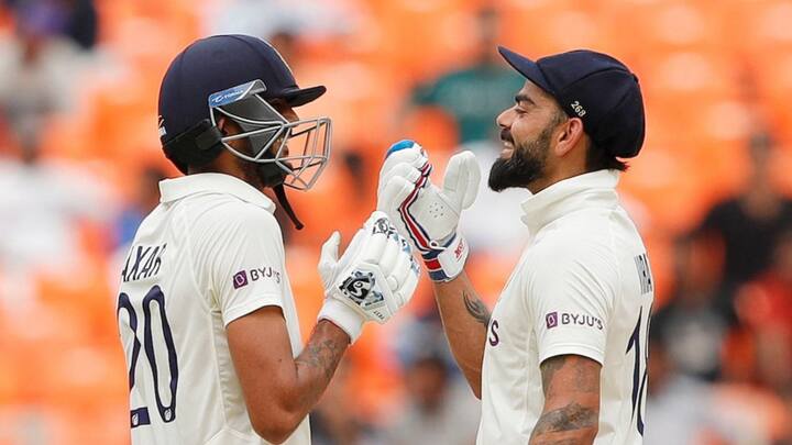 India vs Australia 4th Test: ষষ্ঠ উইকেটে বিরাট কোহলি ও অক্ষর পটেল মিলে ১৬২ রান যোগ করে। চতুর্থ টেস্টের চতুর্থ দিনের শেষে ভারত ৮৮ রানে এগিয়ে।