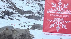 Snow Marathon In Lahaul Spiti: చలి, మంచు, ఎత్తు... ఈ పరుగు అంత తేలిక కాదు..!