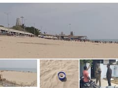 திருச்செந்தூர் கோயில் கடற்கரை மணலில் கண்டெடுக்கப்பட்டது வெடிகுண்டா? - போலீசார் விசாரணை